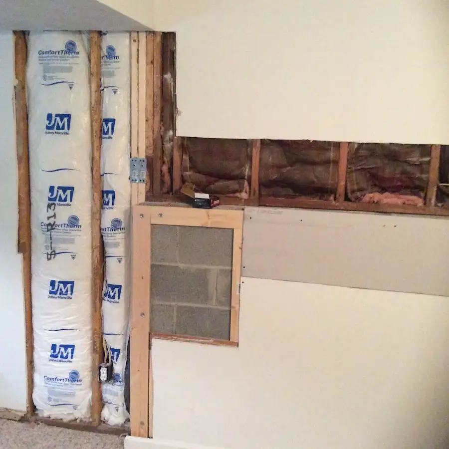 Wall insulation replacement during Structural Drying in Elkhorn